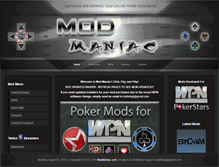 Tablet Screenshot of modmaniac.com